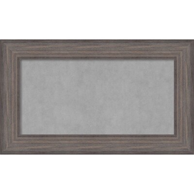 Amanti Art Framed Magnetic Board Medium Country Barnwood 30W x 18H Frame Rustic grey (DSW3908090)