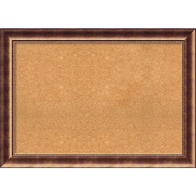 Amanti Art Extra Large Manhattan Bronze 42W x 30H Framed Cork Board (DSW3908291)