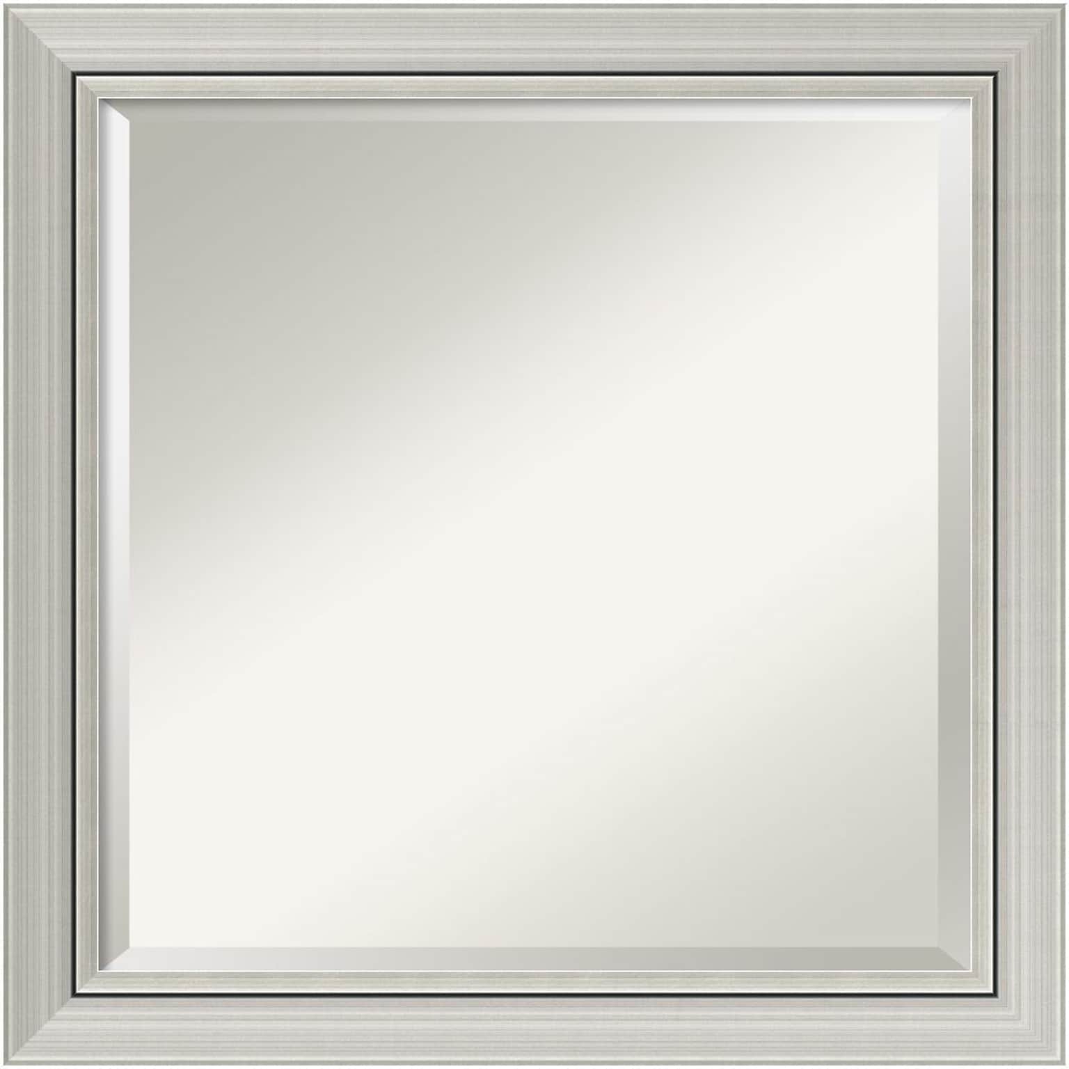 Amanti Art Wall Mirror Square Romano Silver 24W x 24H Frame Silver (DSW3908311)
