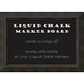 Amanti Art Framed Liquid Chalk Marker Board Medium Signore Bronze 29W x 21H Frame Bronze (DSW3908322)