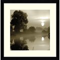 Amanti Art Framed Art Print Reflections of the Sun by Steven Mitchell  17 x 17 Frame Satin Black  (DSW3909005)