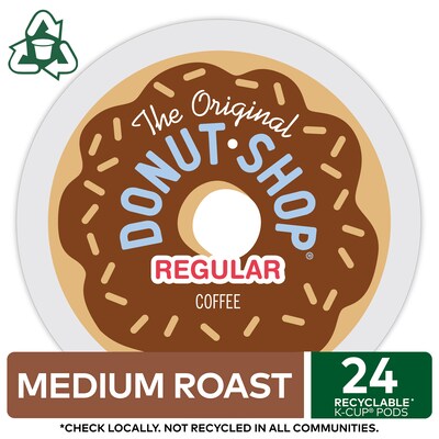 Coffee People Donut Shop Coffee Keurig® K-Cup® Pods, Medium Roast, 24/Box (60052-101)