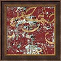Amanti Art Framed Art Print Arabic Abstract III by Jennifer Goldberger 25W x 25H Frame Black (DSW3909202)