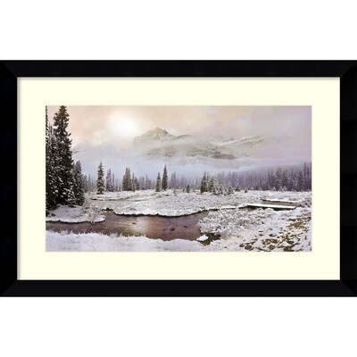 Amanti Art Framed Art Print Sacred Presence by David M (Maclean) 36 x 24H, Frame Satin Black  (DSW3909437)