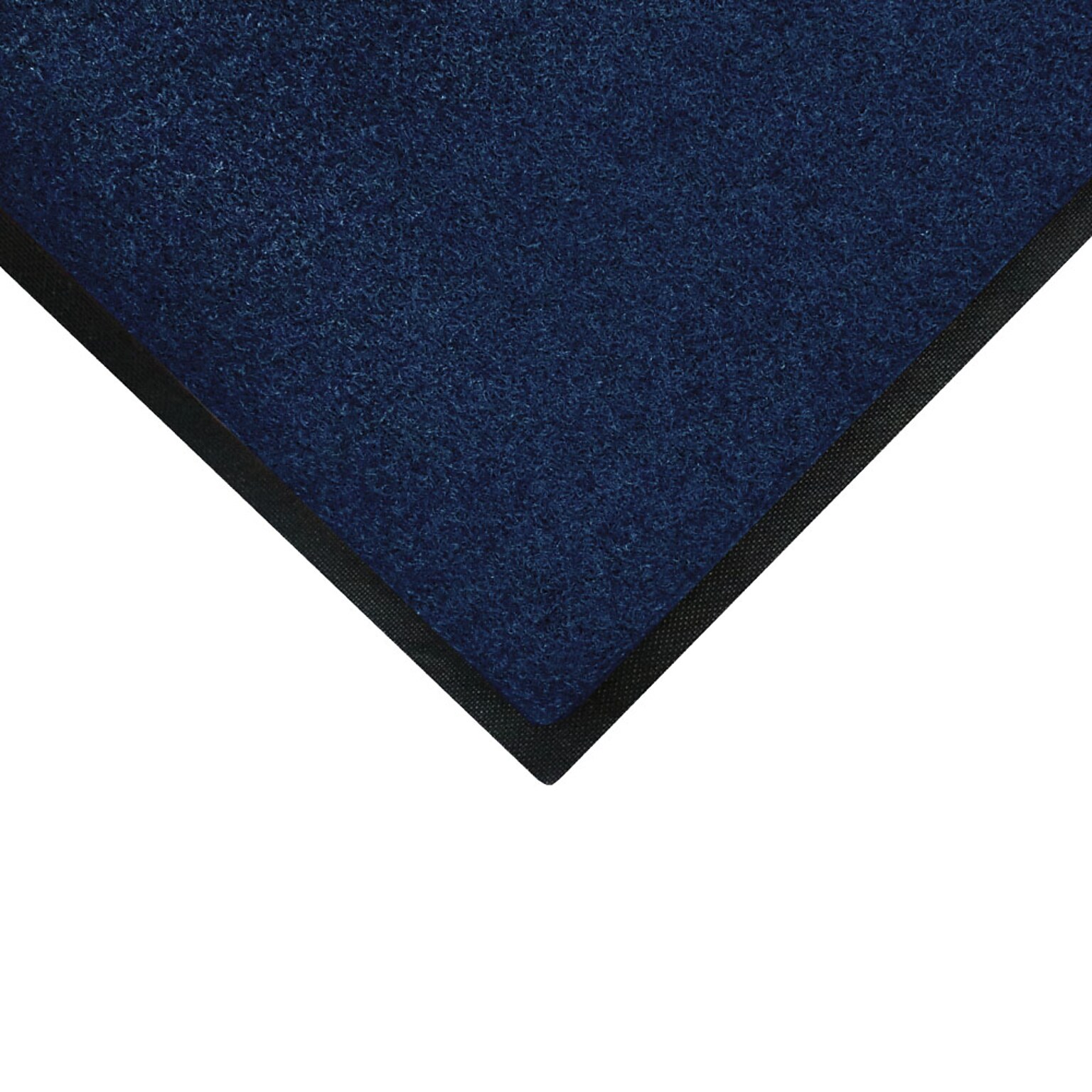 M + A Matting Brush Hog Commercial Wiper/Scraper Floor Mat, 3.75 x 9.83, Navy (3952410100)