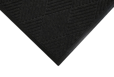 M+A Matting WaterHog Max Diamond Classic Mat, Universal Cleated, 3 x 6, Black Smoke (22957036070)