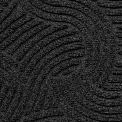 M + A Matting WaterHog Plus Indoor Mat, 3.75 x 5.83, Black Smoke (1857046090)