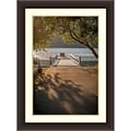 Amanti Art Framed Art Print Crescent Lake Pier  by Tim Oldford 24 x 32H, Frame Dark Espresso (DSW3909538)
