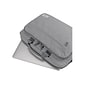 Solo New York Re:new Polyester Briefcase,  Laptop Compatible, Heathered Gray (UBN127-10)