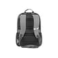 Solo New York Cover Laptop Backpack, Heathered Gray Polyester (UBN761-10)