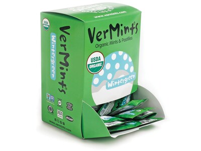 VerMints Wintergreen Mints, 100 Pieces/Pack, 100/Box (VNT00993)