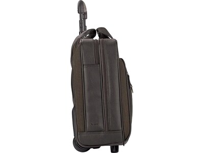 Solo New York Macdougal 17.3" Vinyl Rolling Laptop Bag, Olive (EXE935-3)