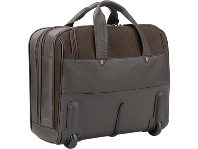 Solo New York Macdougal Laptop Rolling Case, Olive Cotton/Vinyl (EXE935-3)