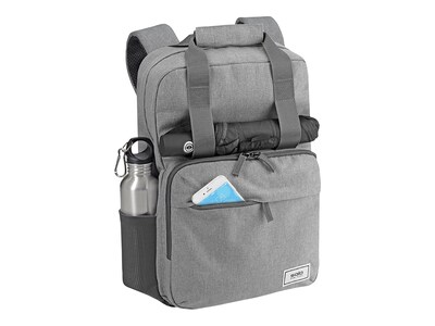 Solo New York Claim 15.6 Laptop Backpack, Heathered Gray Polyester (UBN760-10)