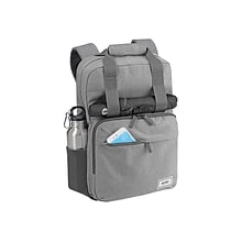 Solo New York Claim 15.6 Laptop Backpack, Heathered Gray Polyester (UBN760-10)