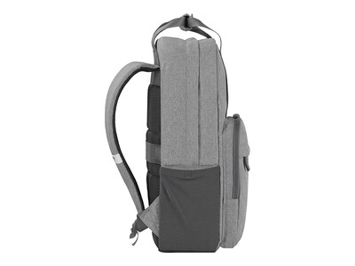 Solo New York Claim 15.6" Laptop Backpack, Heathered Gray Polyester (UBN760-10)