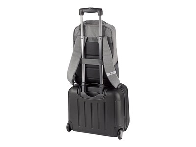 Solo New York Claim 15.6" Laptop Backpack, Heathered Gray Polyester (UBN760-10)