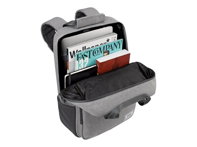 Solo New York Claim 15.6" Laptop Backpack, Heathered Gray Polyester (UBN760-10)