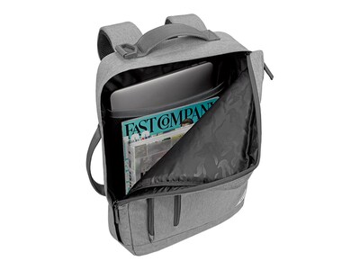 Solo New York Utilize 15.6" Laptop Hybrid Backpack, Heathered Gray Polyester (UBN762-10)