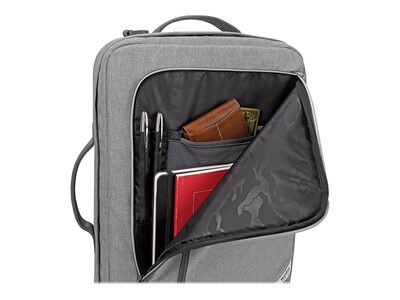 Solo New York Utilize 15.6" Laptop Hybrid Backpack, Heathered Gray Polyester (UBN762-10)