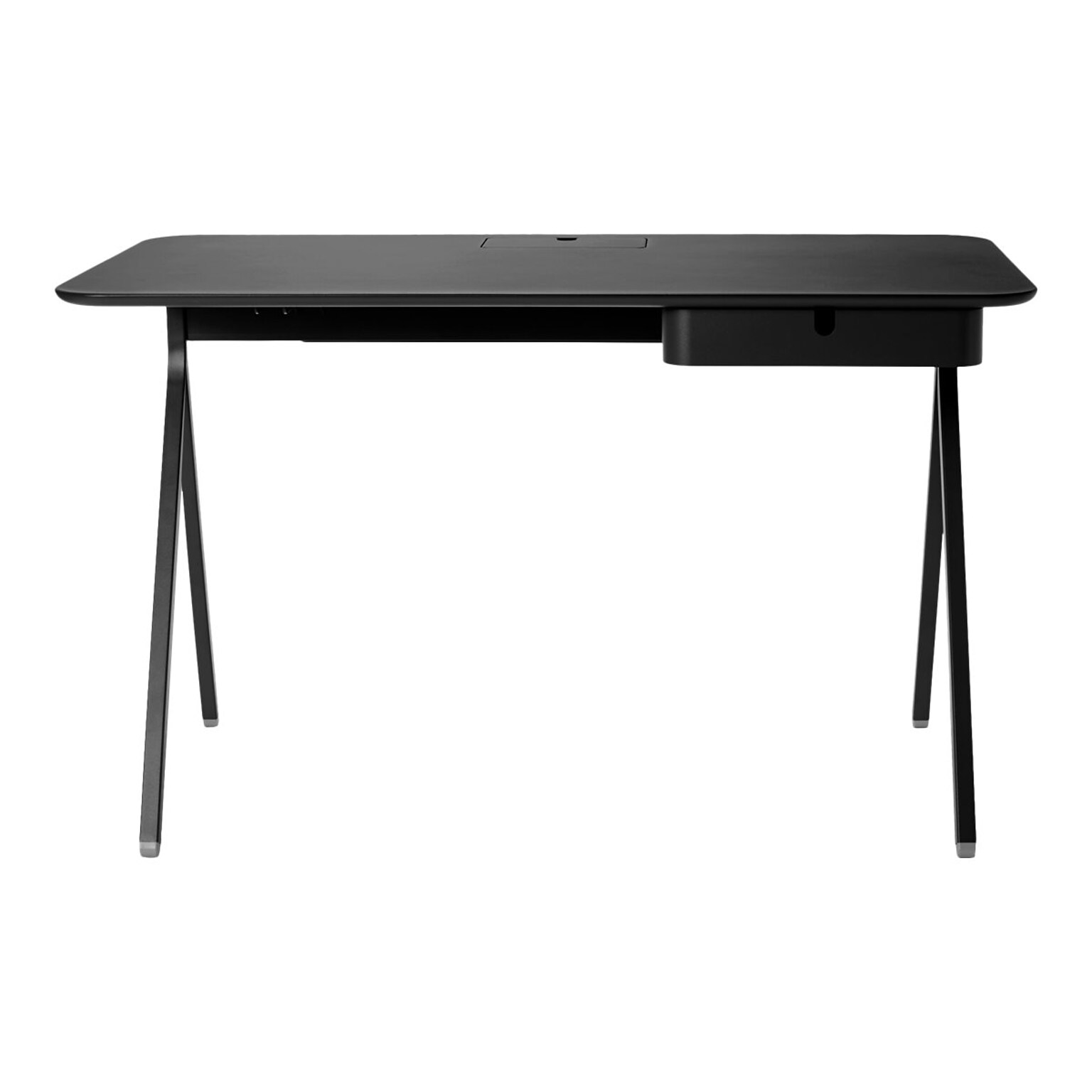 Poppin The Key-to-Success 48 MDF Table, Black (107992)