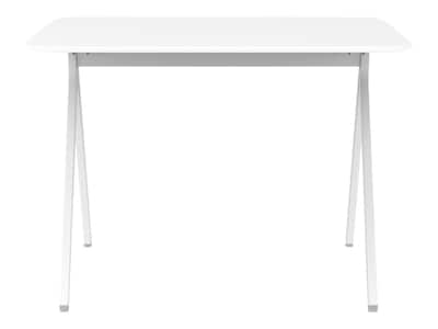 Poppin The Key-to-Success 40" MDF Table, White (107773)