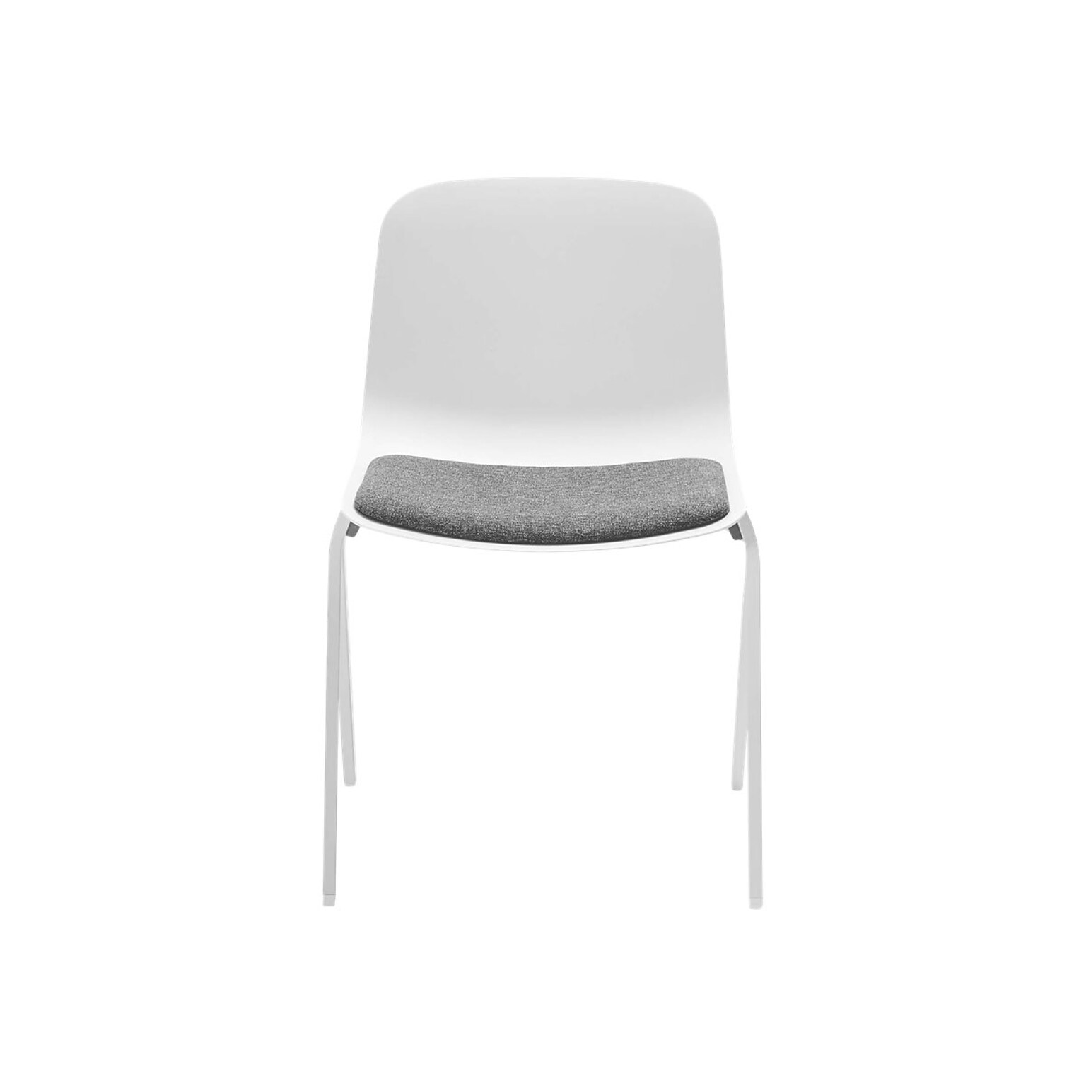 Poppin The Seating-On-Lock Mixed Materials Task Chair, White (107667)