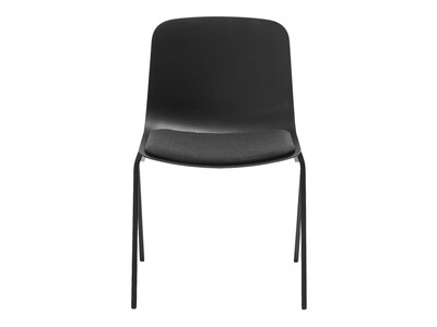 Poppin The Seating-On-Lock Mixed Materials Task Chair, Black (107666)