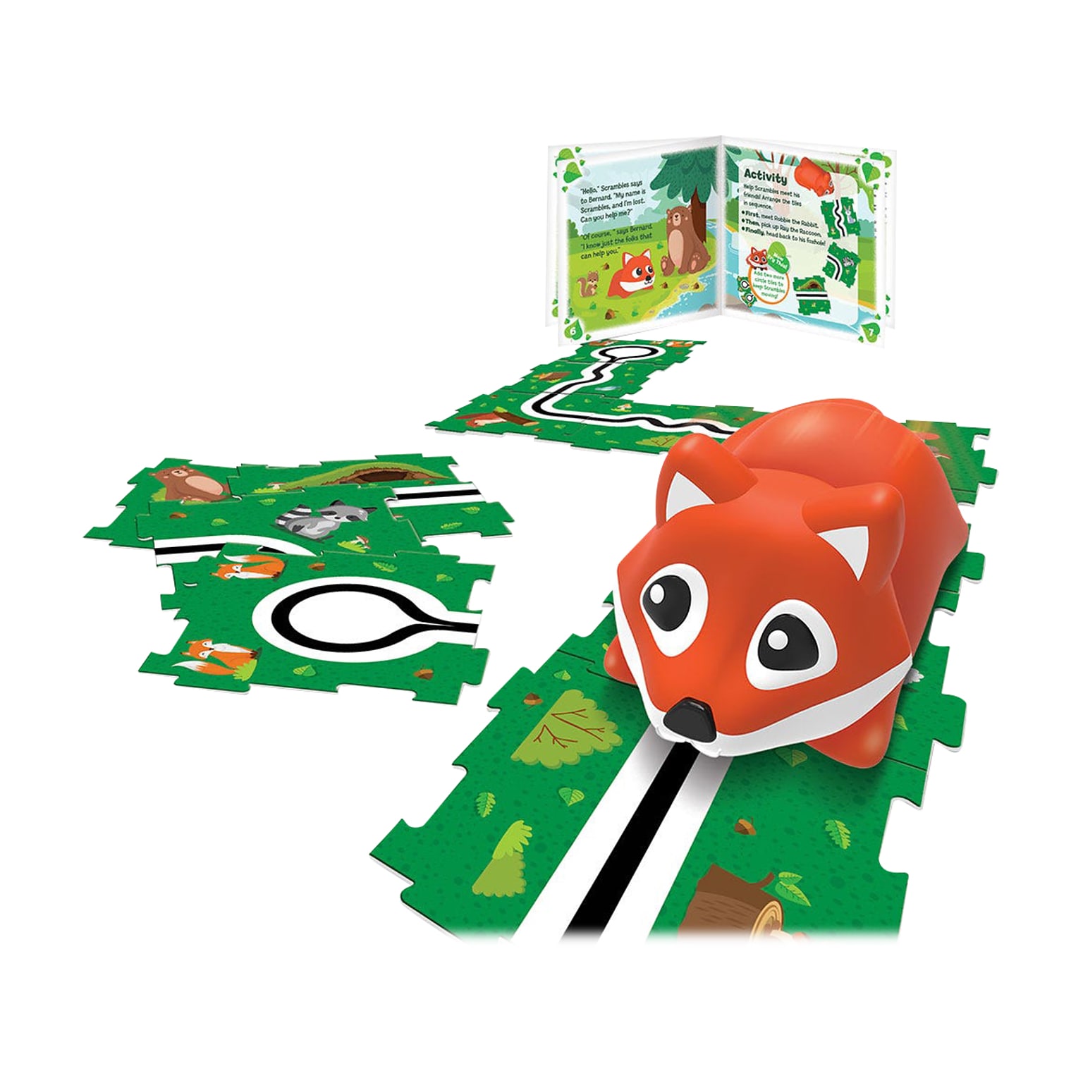 Learning Resources Coding Critters Go-Pets Scrambles the Fox, Orange/Green (LER 3097)