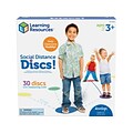Learning Resources Social Distance Disks, Assorted Colors, 30/Pack (LER 4360)