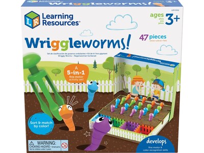 Learning Resources Wriggleworms!, Assorted Colors (LER5552)