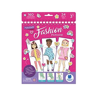 Educational Insights Fashion Parade Stickers/Coloring Book, Pre-School (1553)