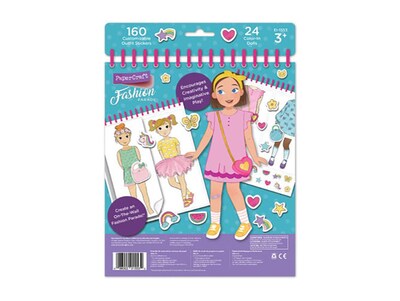 Educational Insights Fashion Parade Stickers/Coloring Book, Pre-School (1553)