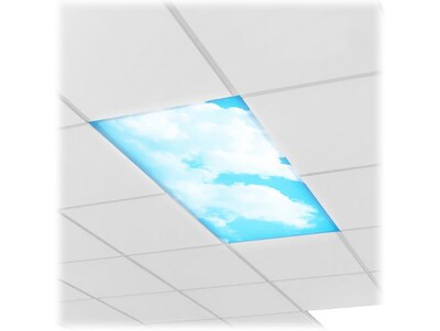 Educational Insights Calming Clouds Light Filters, White/Blue, 2' x 4', 4/Set (1235)