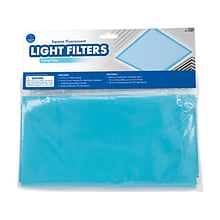 Educational Insights Mini Light Filters, Tranquil Blue, 2’ x 2’, 4/Set (1236)