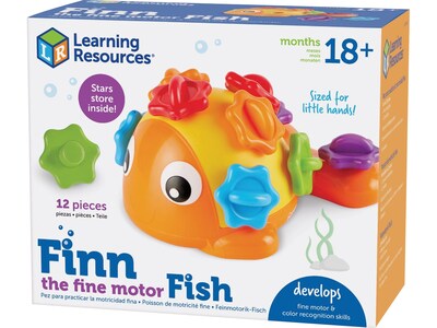 Learning Resources Finn the Fine Motor Fish, Multicolor (LER 9093)