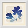 Amanti Art Framed Art Print Batik Garden I (Floral) by Studio Mousseau 23W x 23H, Frame White (DSW3909748)