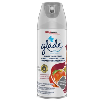 Glade® Aerosol Air Freshener, Super Fresh Scent, 13 Oz., 12/CT