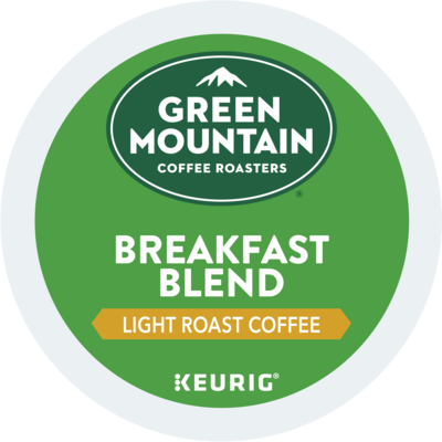 Green Mountain Breakfast Blend Coffee Keurig® K-Cup® Pods, Light Roast, 24/Box (5000330085)