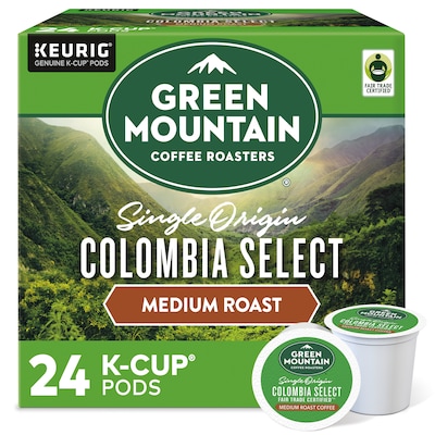 Green Mountain Colombia Select Coffee Keurig® K-Cup® Pods, Medium Roast, 24/Box (6003)