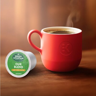 Green Mountain Our Blend Coffee, Light Roast, 0.33 oz. Keurig® K-Cup® Pods, 24/Box (6570)