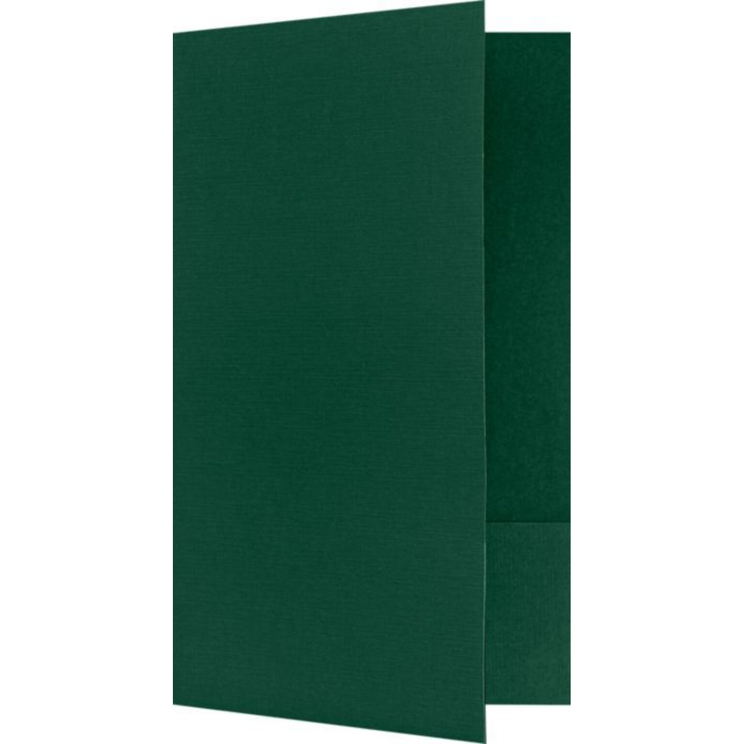 LUX Legal Size Folders, Standard Two Pockets, Green Linen, 50/Pack (LF118DDP10050)