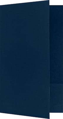 LUX Legal Size Folders, Standard Two Pockets, Blue Linen, 250/Pack (LF118DDBLU10025)