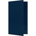 LUX Legal Size Folders, Standard Two Pockets, Blue Linen, 250/Pack (LF118DDBLU10025)