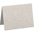 LUX A2 Folded Card (4 1/4 x 5 1/2) 250/Pack, Brasilia Gray Woodgrain (5020-C-S05-250)