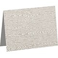 LUX #17 Mini Folded Card (2 9/16 x 3 9/16) 250/Pack, Brasilia Gray Woodgrain (5080-C-S05-250)