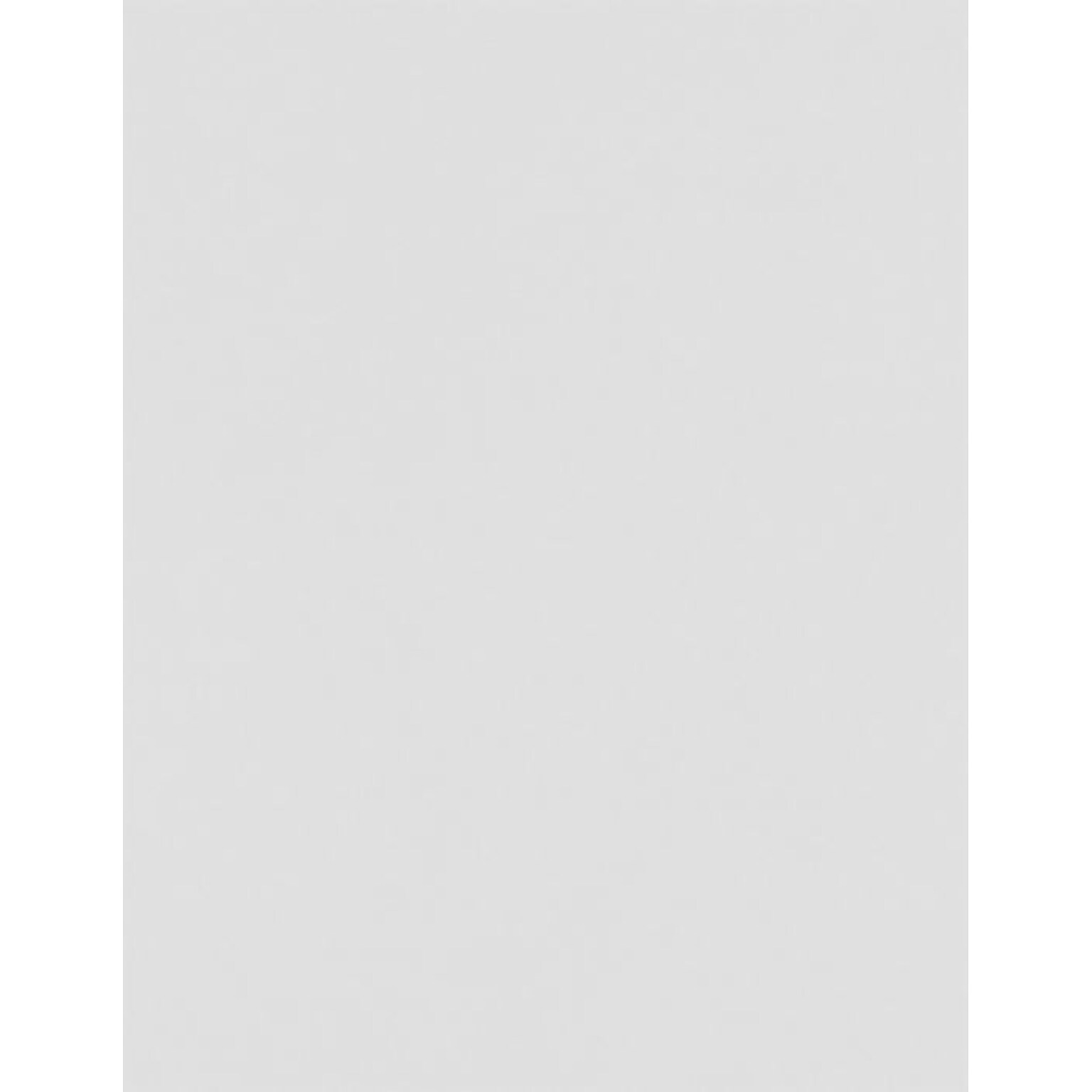 LUX 8 1/2 x 11 Cardstock 50/Pack, Gray - 100% Cotton (81211-C-SG-50)