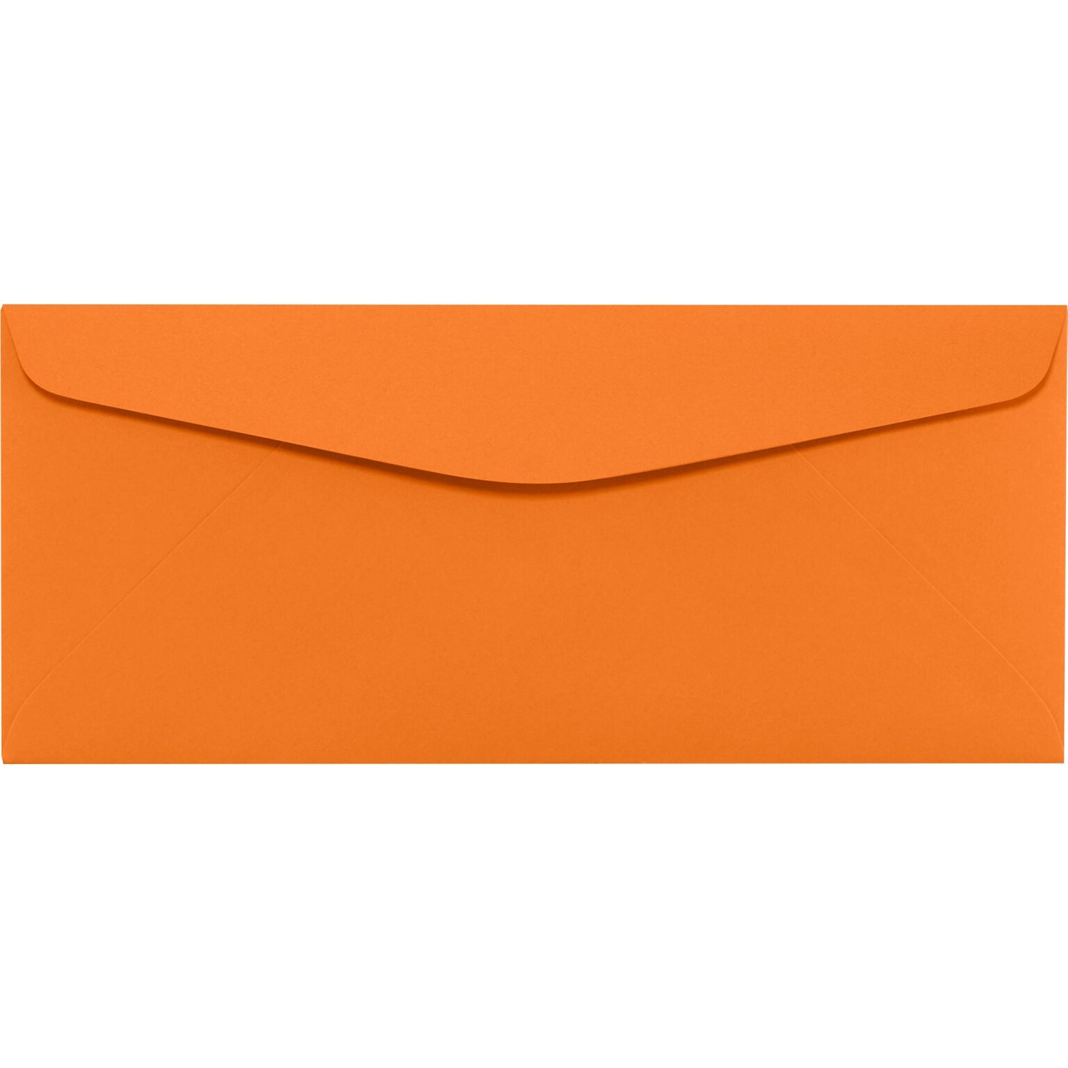 LUX #10 Regular Envelope, 4-1/8 x 9-1/2, Mandarin, 50/Pack (LUX-4260-11-50)