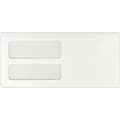 LUX 4 3/16 x 9 Double Window Envelopes 1000/Pack, 24lb. White, Machine (49DW-24WMI-1000)