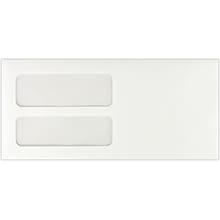 LUX 4 3/16 x 9 Double Window Envelopes 250/Pack, 24lb. White, Machine (49DW-24WMI-250)